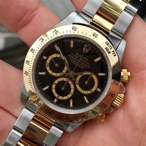 daytona rolex gold black
